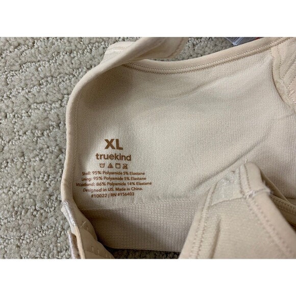 Truekind Daily Comfort Wireless Set of 3 Beige Tan Shaper Smoothing Bra XL New - Picture 6 of 7